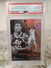 Panini 2017-18 Essentials Donovan Mitchell #149 PSA 10 Rookie Base Jazz NBA