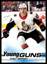 2019-20 Upper Deck Young Guns Vitaly Abramov Rookie Ottawa Senators #227