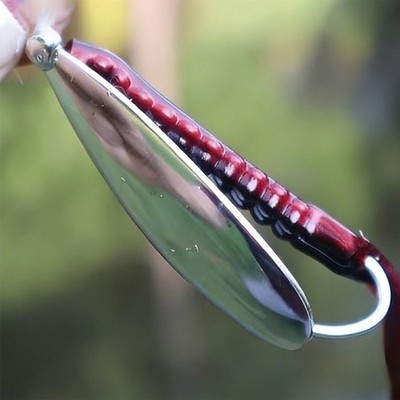 Snag-Free für FLUTTER Spoon Köder 14g Kupfer 6,4x2,2cm zum Hochwasserangeln