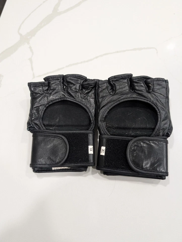 Guantes deportivos de combate mma negros Xlarge Foto 2 de 2
