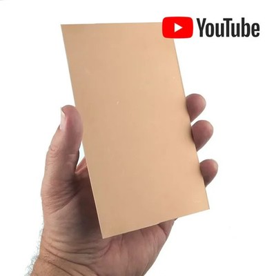 G25828E + (Pkg 2) 4'' x 6'' Ultra Thin Double Sided 0.0042'' thick Copper Clad