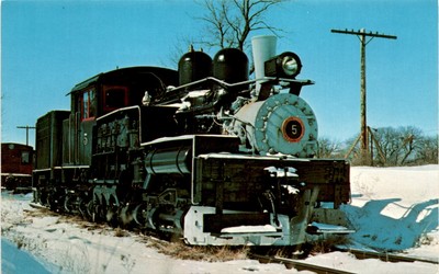 Union, Illinois, Lima Locomotive Works, Klickitat, Washington, Postcard