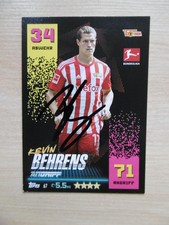 Kevin Behrens autograph signed TC Topps Bundesliga "Union Berlin 2022/23"