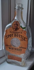 Vintage Mr Boston's Pint SPOT BOTTLE Straight Bourbon Whiskey Empty Bottle 1939?