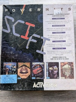 Power Hits Sci-Fi PC Big Box NEW Sealed Activision DOS Prophecy Deathtrack