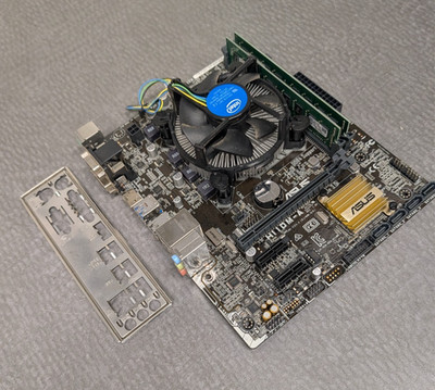 ** 3.3 GHz Intel i5-6600 CPU + ASUS H110M-A Motherboard + 8GB RAM