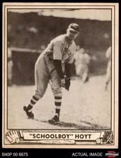 1940 Play Ball #118 Waite Hoyt Dodgers HOF 4 - VG/EX