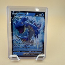 lapras v pokemon card 049/202 Lapras V | Rare Holo V Card | Pokemon TCG Sword and Shield S&a main image 1