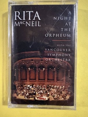 RITA MacNEIL - A NIGHT AT THE ORPHEUM - CASSETTE - NEW