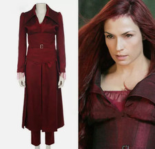 X-Men Dark Phoenix Jean Grey Women Cosplay Costume Red Suit Halloween