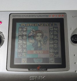 Neo Geo Pocket Color SNK Silver Console TESTED W New Batteries SEE DTLS