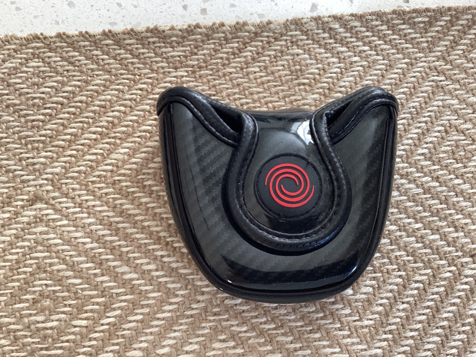 Odyssey O-Works Black/White/Red Mallet Putter Head Cover