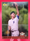 1993 Upper Deck Baseball #449 Derek Jeter RC (Yankees) HOF Scratched