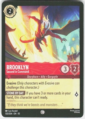 Brooklyn Second in Command 120/204 Whispers in the Well Disney Lorcana