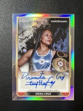 Erika Cruz Autograph 2024 Topps Chrome Boxing Super Bantamweight Cba-ecz