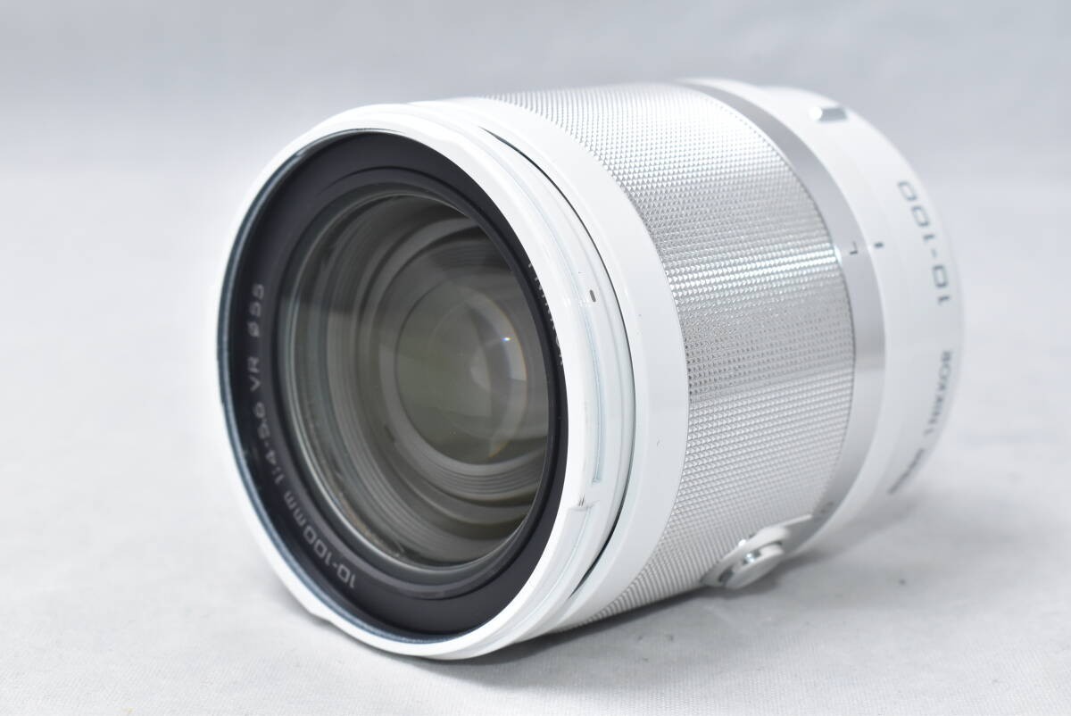 Nikon 1 NIKKOR 10-100mm F/4-5.6 VR lens [silver] used good from