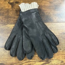 Vintage LL Bean Sta-Soft Deerskin Gloves w/ Wool Inserts  Size: XL USA