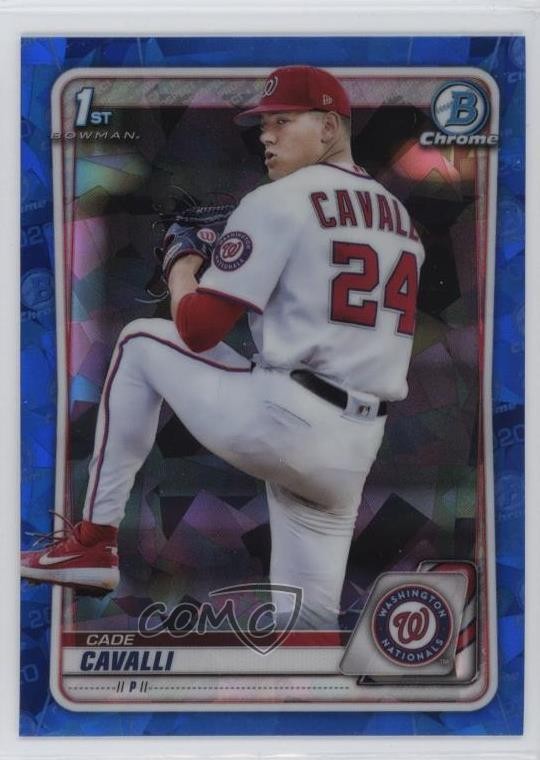 2020 Bowman Chrome Draft Sapphire Edition Cade Cavalli #BD-24 0wr9