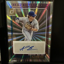 2025 DONRUSS SIGNATURE SERIES-AJ EWING-NEW YORK