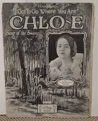 Chlo-e - Neil Moret - Sheet Music  1927