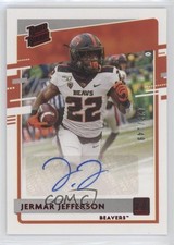 2021 Chronicles Draft Picks Donruss Rated Rookie Red Jermar Jefferson Auto 3wu