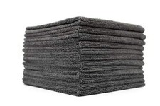 - All-Purpose Microfiber Terry Cleaning Towels - Commercial 16in x 16in Grey