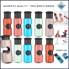 Colored Bread Bag Sealing Clips, 10pcs in 5 Modern Colors for Food Storage