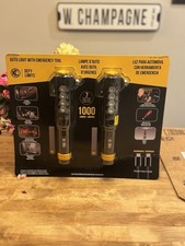 KC Defy Limits Auto Light with Emergency Tool 1000 Lumens Rechargeable  Pack 2  