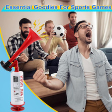 Handheld Air Horn, Noise Makers for Sporting Events, Aluminum Super Loud Foot...