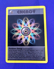 Pokémon TCG Team Rocket Rainbow Energy 80/82 Special Energy Rare English