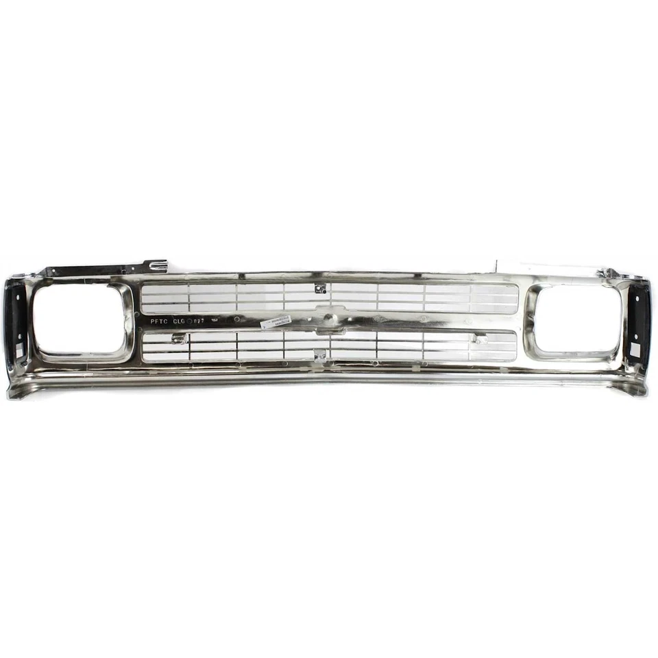 Grille For 91-93 Chevrolet S10 91-94 S10 Blazer Chrome Plastic - Image 4 of 4