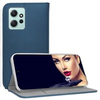 SchutzhüLle Bookstyle FüR Xiaomi Redmi Note 12 4G (6.67'') (Dunkelblau) Tasche