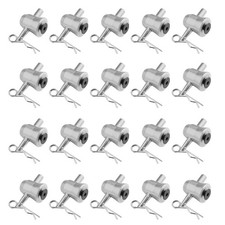 20x Half Conical Coupler for Truss DJ Stage Lighting w/ Body Safety Clips Pins