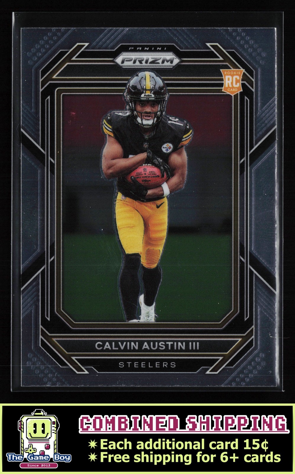 2022 Panini Prizm #338 Calvin Austin III Pittsburgh Steelers RC