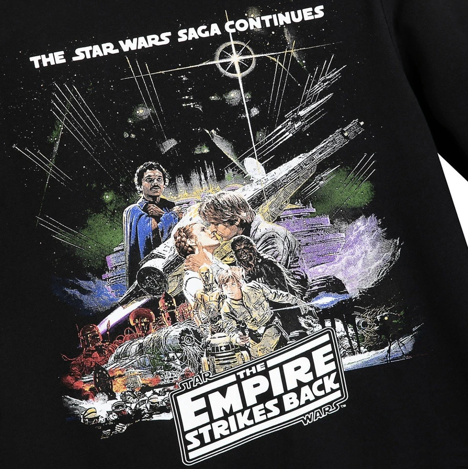 🔥 STAR WARS-THE EMPIRE STRIKES BACK-45TH ANIVERSARY-Poster Pullover Crew -XL💥 - Imagem 3 de 3