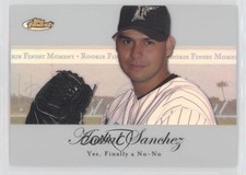 2007 Topps Finest Rookie Finest Moments Refractor Anibal Sanchez #RFM-AS 0ru6