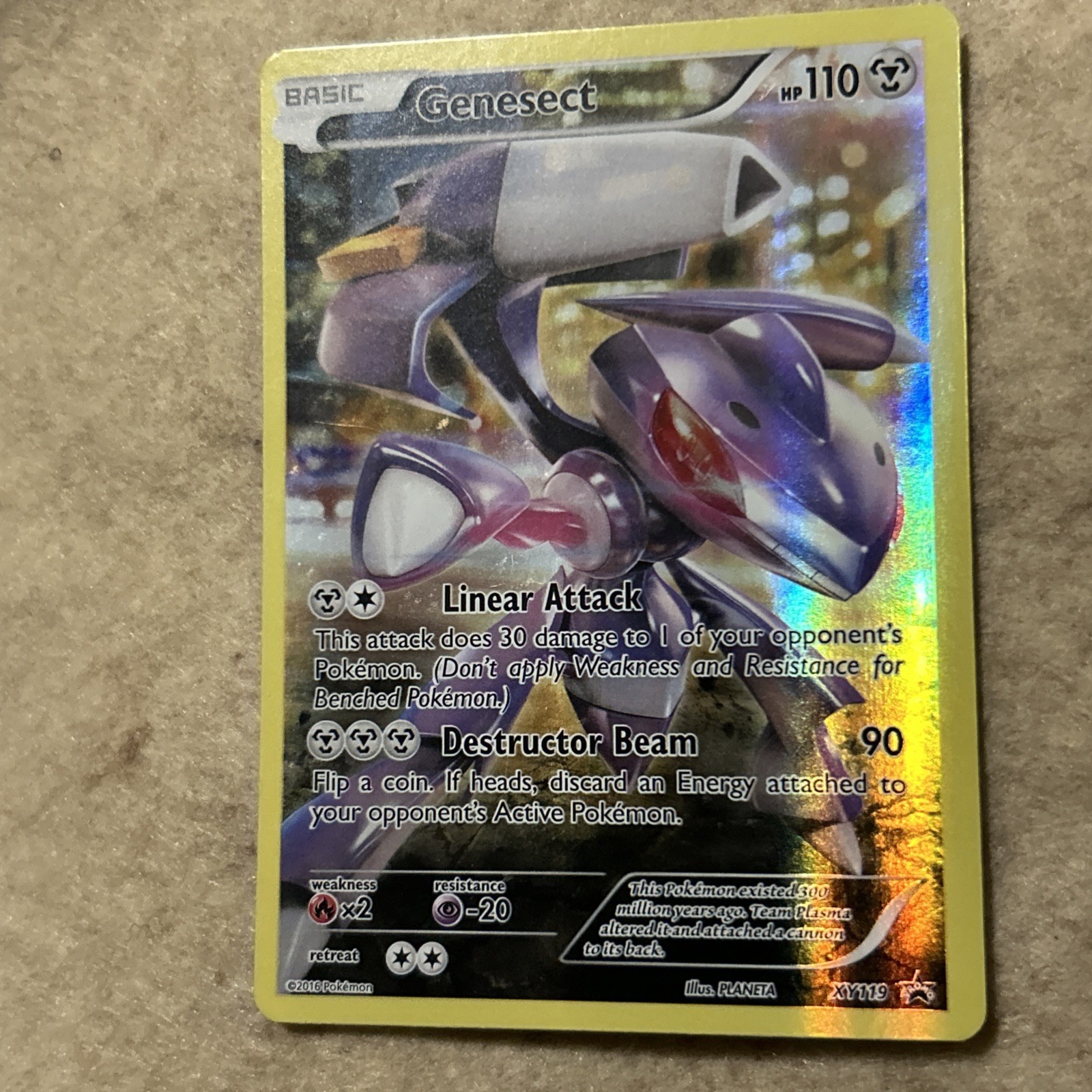 Pokemon TCG Genesect XY119 Black Star Promo XY