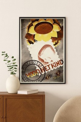 Voor Het Kind Vintage Poster c1930s by J. Sjollema   - 24x32 
