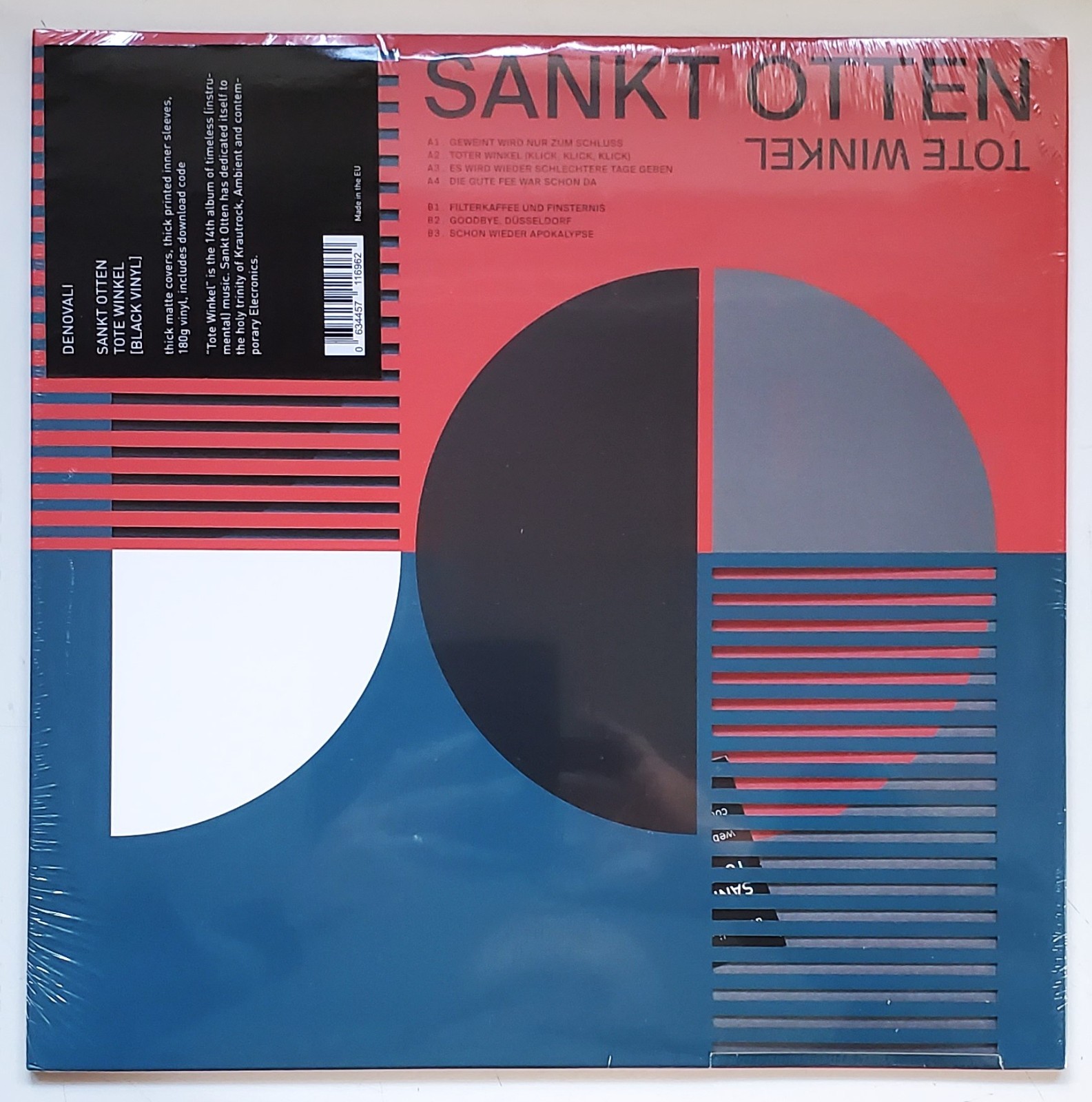 Sankt Otten - Tote Winkel (180g Black Vinyl LP Die-cut Sleeve) New & Sealed