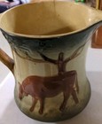 Antique Roseville Pottery 7” GRAZING COW Stoneware PITCHER