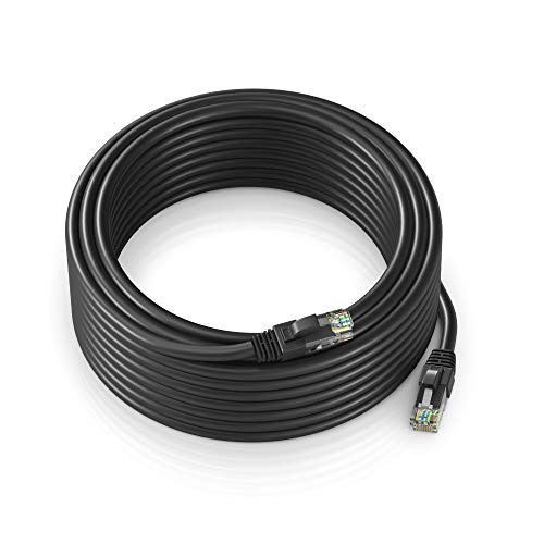 Ethernet Cable 100 ft CAT6 High Speed Internet Network LAN Cable Cord Outdoor-image