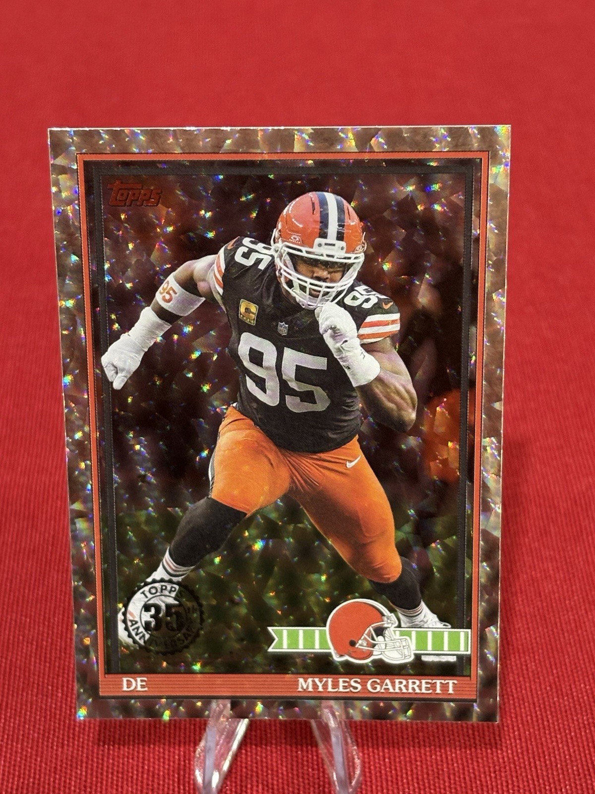 Parallel Action Shot Topps 2026 Myles Garrett Cleveland Browns Greatest Hits Parallel 4-Card ...