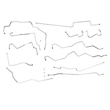 2002-06 Ford Expedition Four-wheel Disc Four-wheel Abs Complete Brake Line Kit