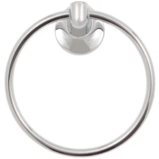 Harbor Mist Towel Ring, Polished Chrome by Stone Harbor Hardware