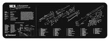 Tekmat Armorers Bench Mat 12"x36" Sks Rifle 36-SKS
