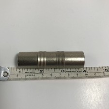 Vintage 3-Pin XLR Male to Male Coupler Adapter Connector Made in Japan