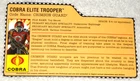 2008 Crimson Guard - GI Joe file card (modern)