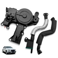 06H103495AB PCV Valve Engine Crankcase Vent Oil Separator Breather Hose 3-Pie...
