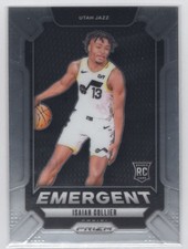 #1 2024-25 Panini Prizm Emergent Base ! Isaiah Collier Rookie Utah Jazz