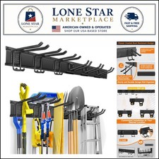 48 Inch Wall Mount Garden Tool Organizer Storage Rack for Yard Tools Chair Rake